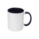 Tazas Blancas Interior y Asa Negro 11oz (C-48)