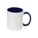 Tazas Blancas Interior y Asa Azul 11oz (C-48)