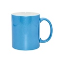 TAZAS BRILLANTE METALIZADA SUBLIMACION AZUL CLARO 11ONZ  (CJA 48)
