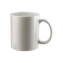 TAZAS BRILLANTE METALIZADA SUBLIMACION BLANCO PERLA 11ONZ  (CJA 48)