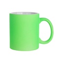 TAZAS FULL COLOR  FROSTED FLUORESCENTE VERDE BRILLANTE 11 ONZAS  (C-48)