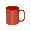 TAZAS FULL COLOR ROJO 11ONZAS 8.2X9.5cm (3.22''X3.75'')  (CJA 48)