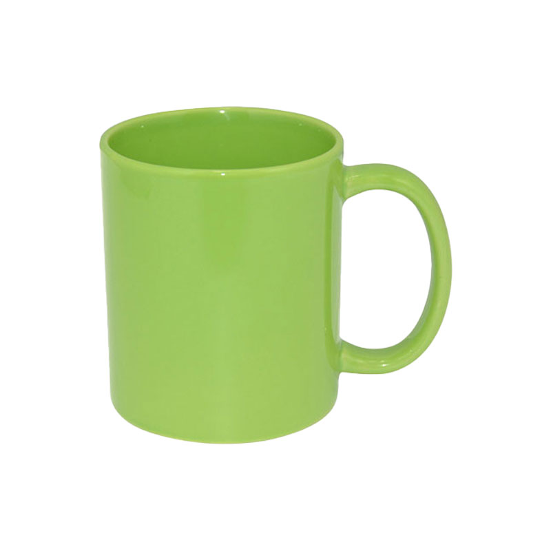 TAZAS FULL COLOR VERDE CLARO 11ONZAS 8.2X9.5cm (3.22''X3.75'')  (CJA 48)