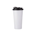 TERMOS ACERO BLANCOS CON TAPA DE SEGURIDAD 16ONZ  (CJA 50)
