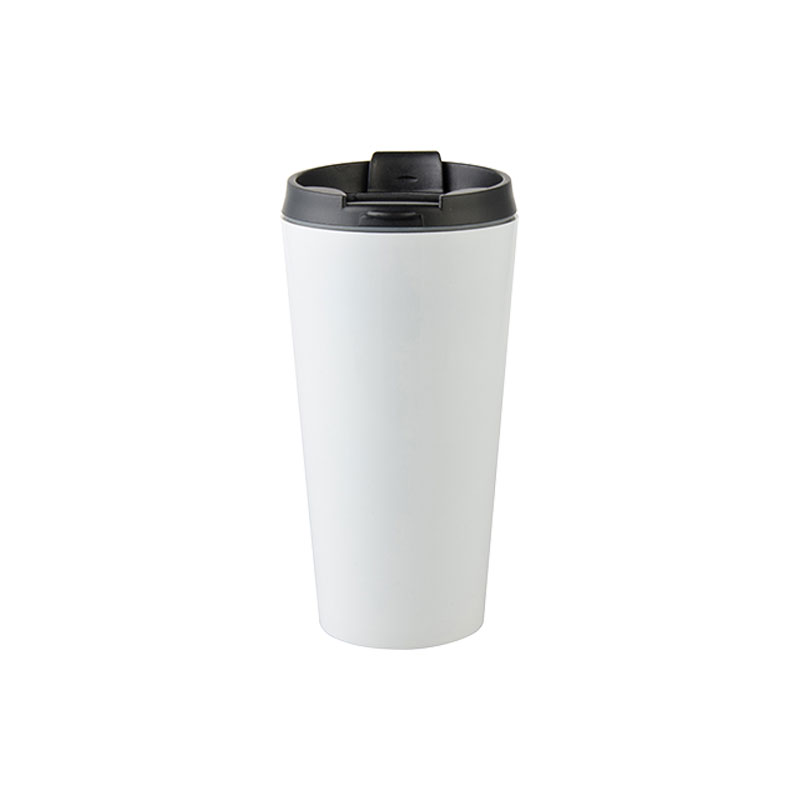 TERMOS DE ACERO BLANCO CON TAPA SENCILLA 16 ONZ  (CJA 24)