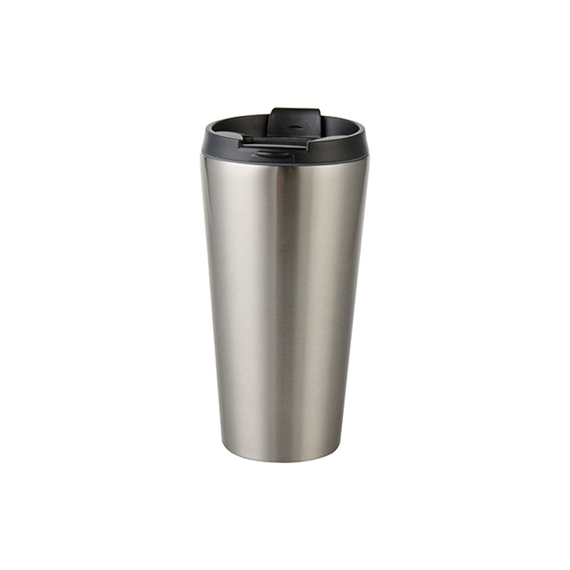 TERMOS DE ACERO SILVER CON TAPA DE SENCILLA 16 ONZ (CJA 24)