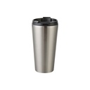 TERMOS DE ACERO SILVER CON TAPA DE SENCILLA 16 ONZ (CJA 24)