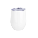 Vaso Blanco Acero Inoxidable Doble Capa 12onz (C-50)