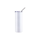 Vasos luminosos (Blanco a Verde) 20oz/600ml Tapa y Sorbete - Acero Inoxidable (C-25)