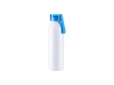 BOTELLA SUBLIMACION ALUMINIO 22oz/650ml BLANCA CON TAPA AZUL