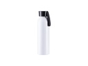 BOTELLA SUBLIMACION ALUMINIO 22oz/650ml BLANCA CON TAPA NEGRA