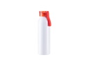BOTELLA SUBLIMACION ALUMINIO 22oz/650ml BLANCA CON TAPA ROJA