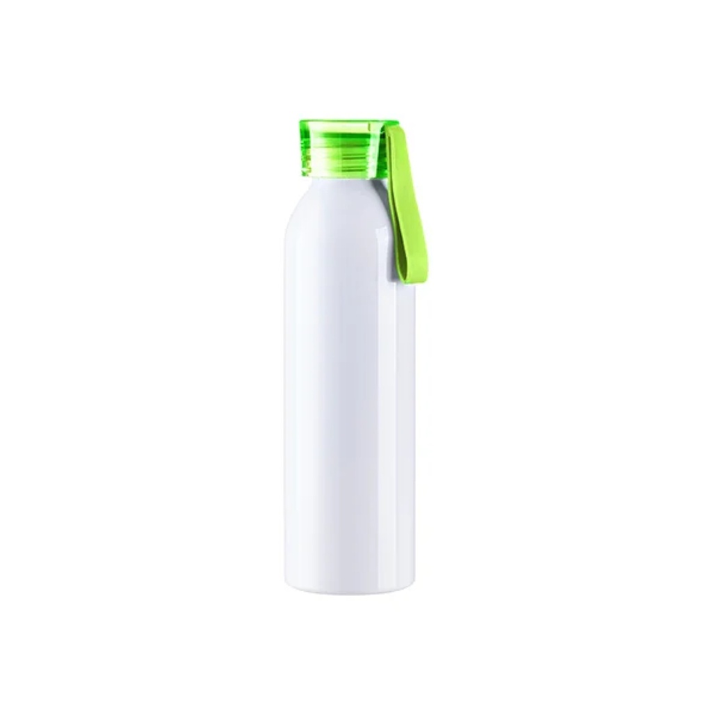 BOTELLA SUBLIMACION ALUMINIO 22oz/650mlBLANCA CON TAPA VERDE