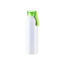 BOTELLA SUBLIMACION ALUMINIO 22oz/650mlBLANCA CON TAPA VERDE