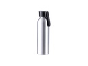 BOTELLA SUBLIMACION ALUMINIO 22oz/650ml SILVER CON TAPA NEGRA