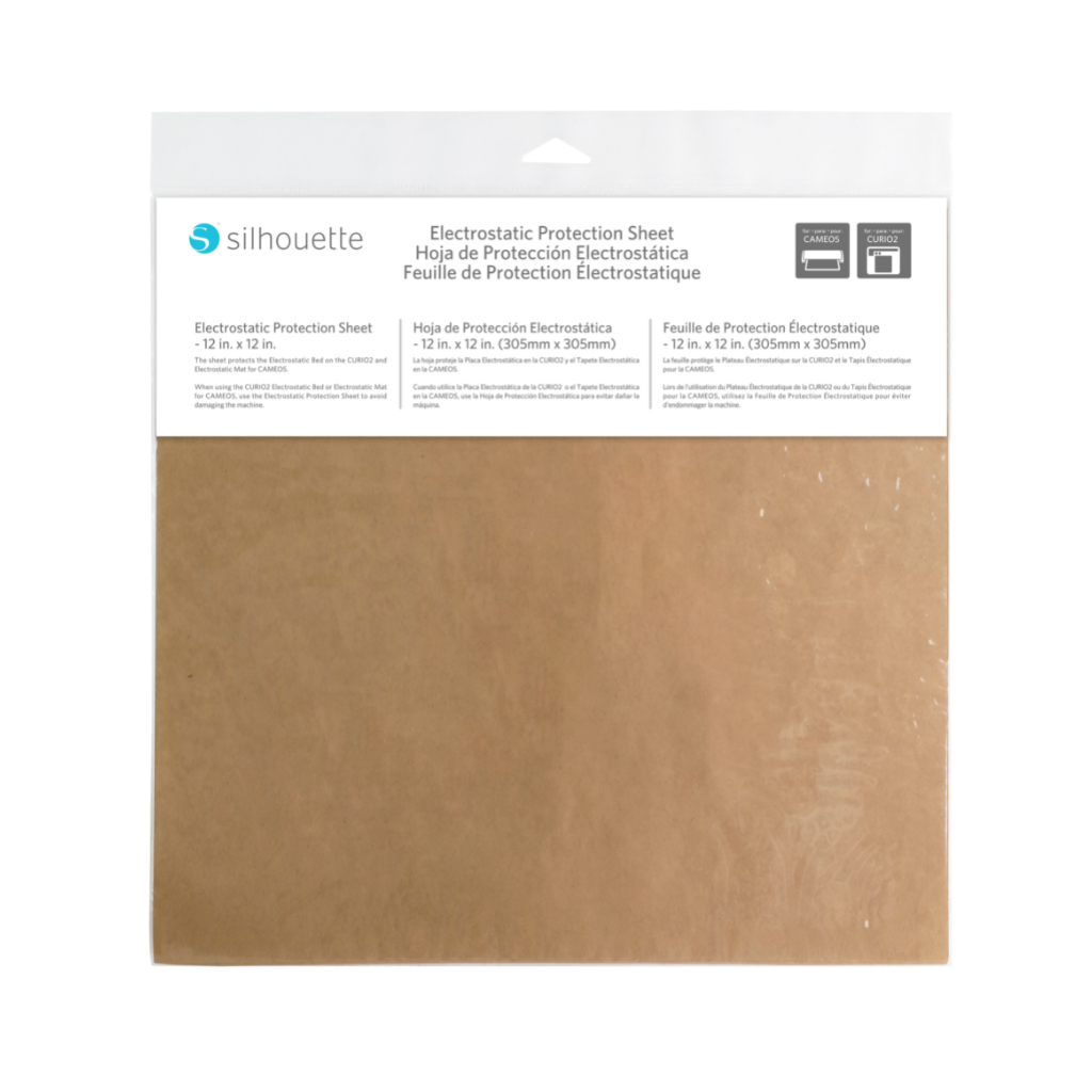 Hojas de Proteccion Electroestatica - 12" x 12" Cameo 5 & Curio 2