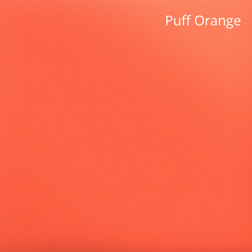 Hojas Textil Siser PUFF Orange - 12'' x 12&quot;