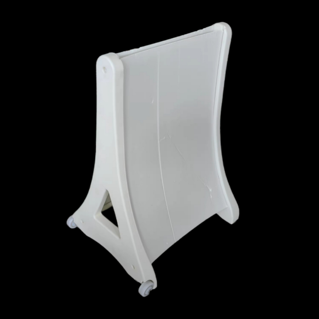 Display Plástico Exhibidor Doble Cara - Blanco 60cm x 90cm