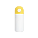 Termos Blanco con Tapa Amarilla y Sorbete - 12oz/360mL (C-25)