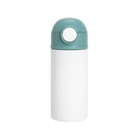Termos Blanco con Tapa Verde y Sorbete - 12oz/360mL (C-25)