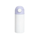 Termos Blanco con Tapa Morada y Sorbete - 12oz/360mL (C-25)