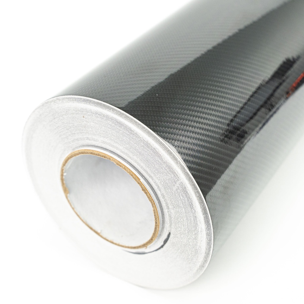 Yardas Adhesivo Fibras de Carbon Glossy 6D - 24"