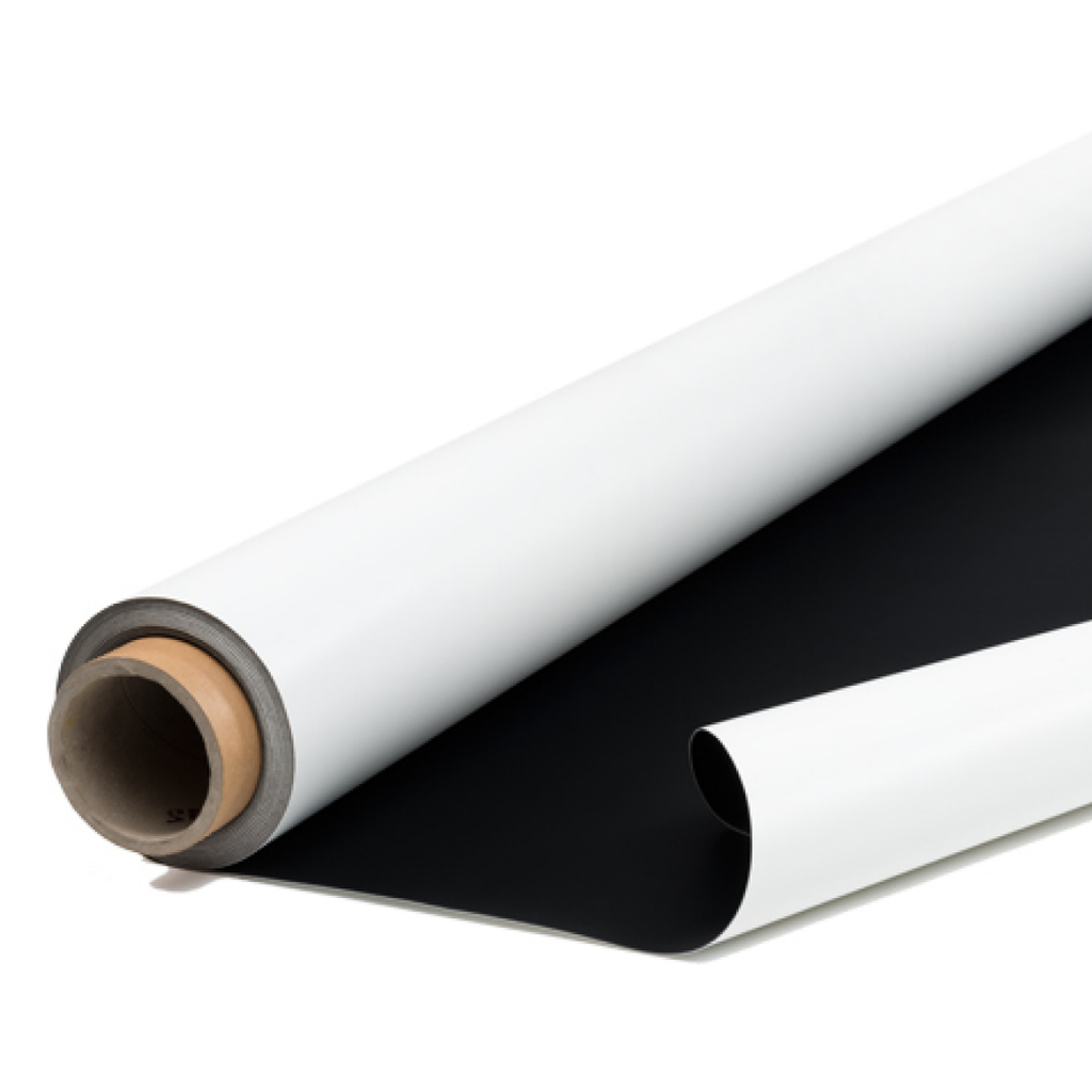 Yardas de Vinil Magnético Flexible Blanco Matte (0.60mm Eco-Solvente) - 50"