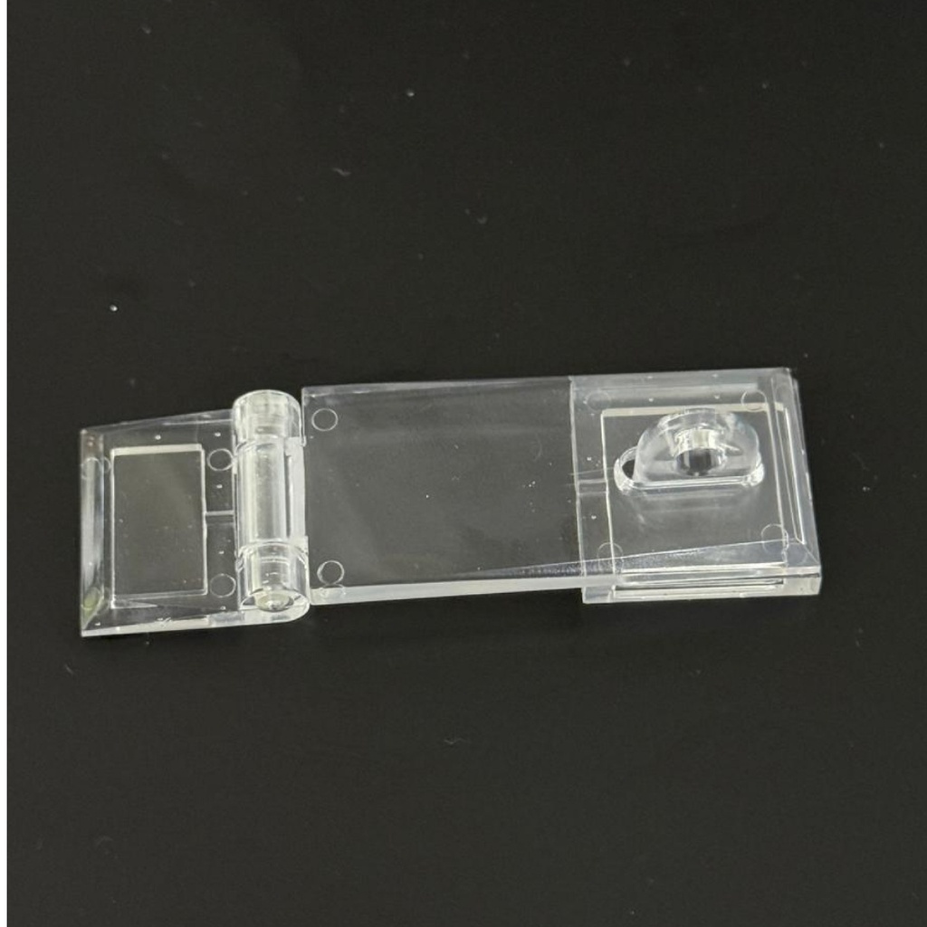 Mini Bisagra plástica cerradura transparente portacandado
