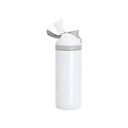 Vasos Deportivo (Blanco) 24onz/720mL - Acero Inoxidable con Sorbete y Tapa (C-30)