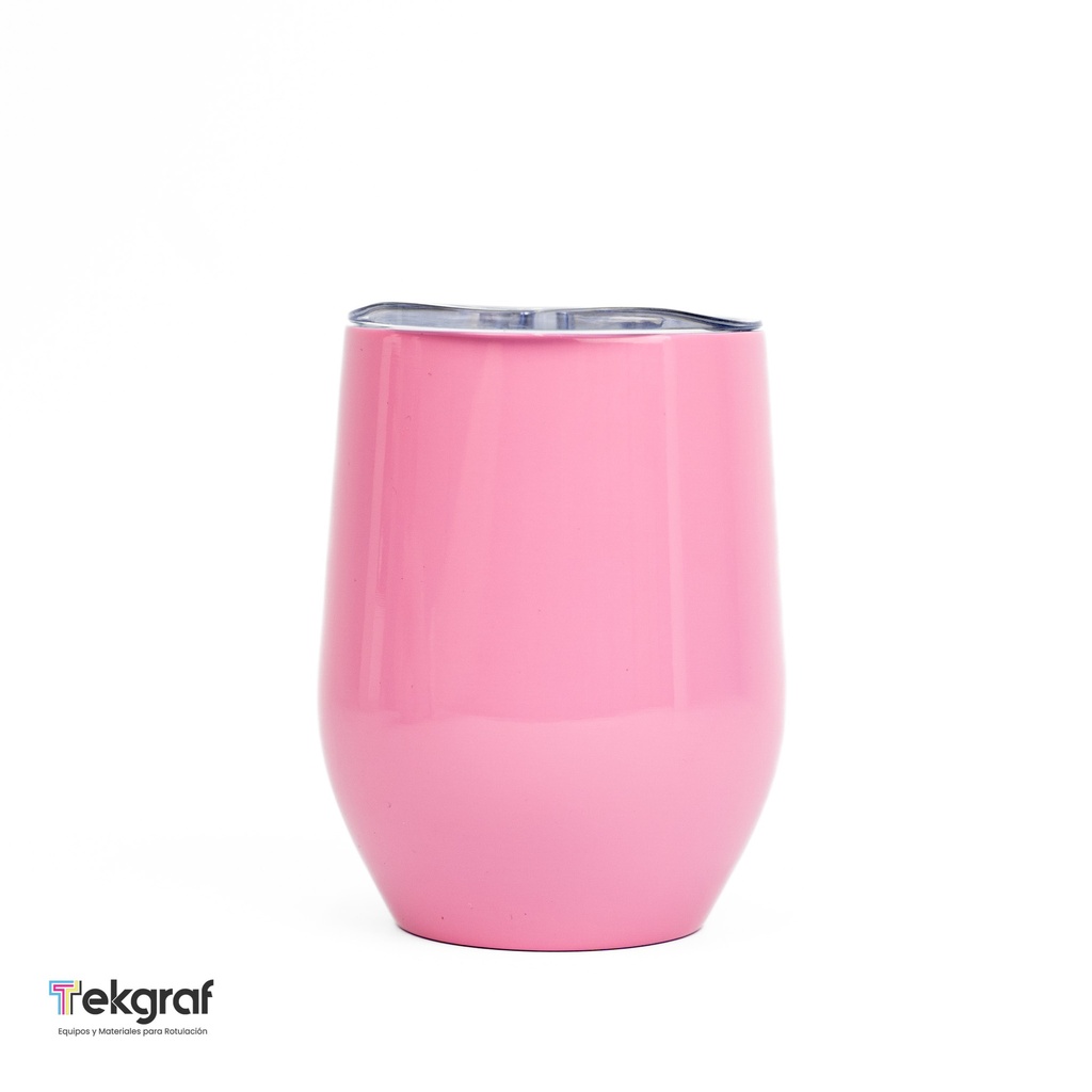 Vaso Rosado Acero Inoxidable Doble Capa 12onz (C-50)