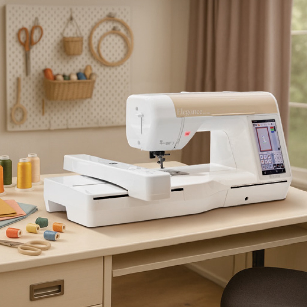 Maquina de Coser y Bordar - Ricoma Elegance / Pantalla 7"