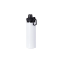 Botella Sublimacion Aluminio Blanca con Tapa Negra - 28oz/850ml