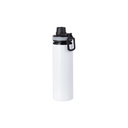 Botella Sublimacion Aluminio Blanca con Tapa Gris - 28oz/850ml