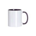 Tazas Blancas Interior y Asa Morado 11oz (C-48)
