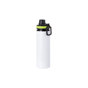 Botella Sublimacion Aluminio Blanca con Tapa Verde - 28oz/850mL