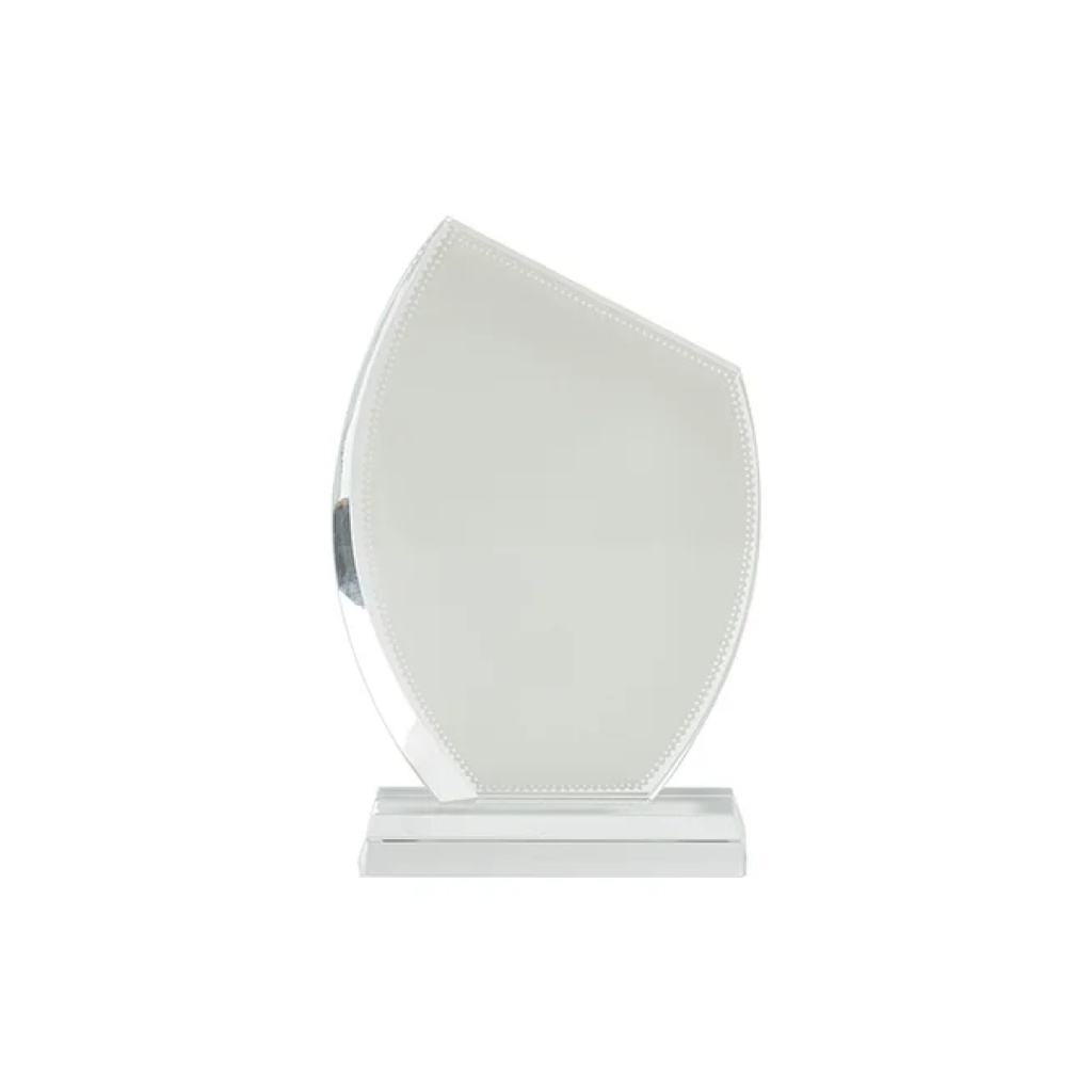 Placa de Reconocimiento Cristal (Bisel Simple) Sublimacion (C-12)