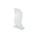 Placa de Reconocimiento Cristal (Forma S) Sublimacion (C-12)