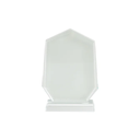 Placa de Reconocimiento Cristal (Heptagono) Sublimacion (C-14)