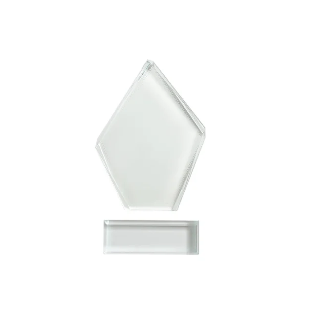 Placa de Reconocimiento Cristal (Iceberg Grande) Sublimacion (C-14)