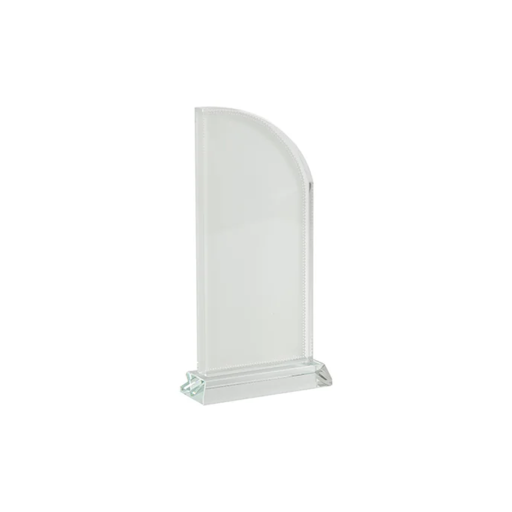 Placa de Reconocimiento Cristal (Tipo Arco) Sublimacion (C-10)