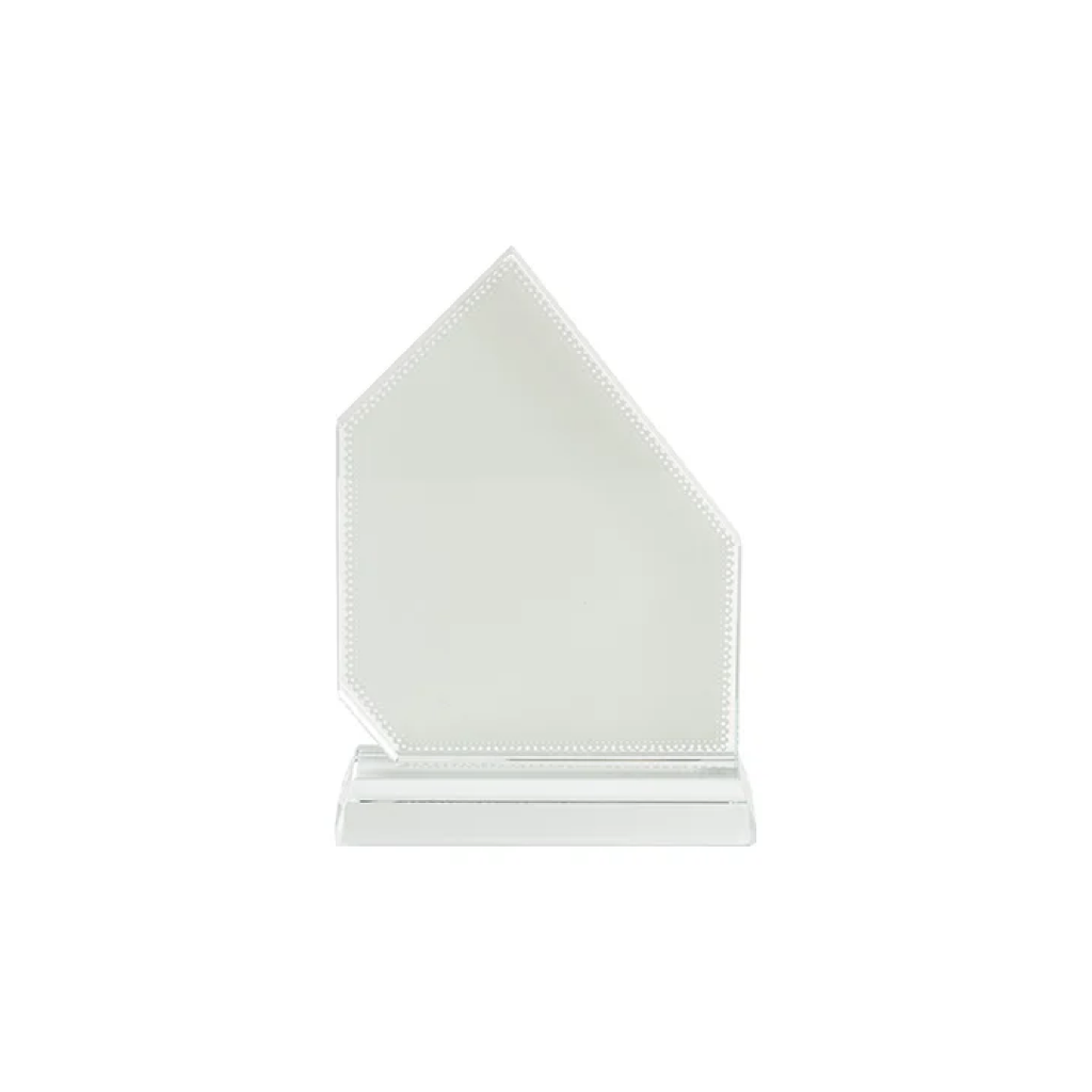 Placa de Reconocimiento Cristal (Pentagonal) Sublimacion (C-14)