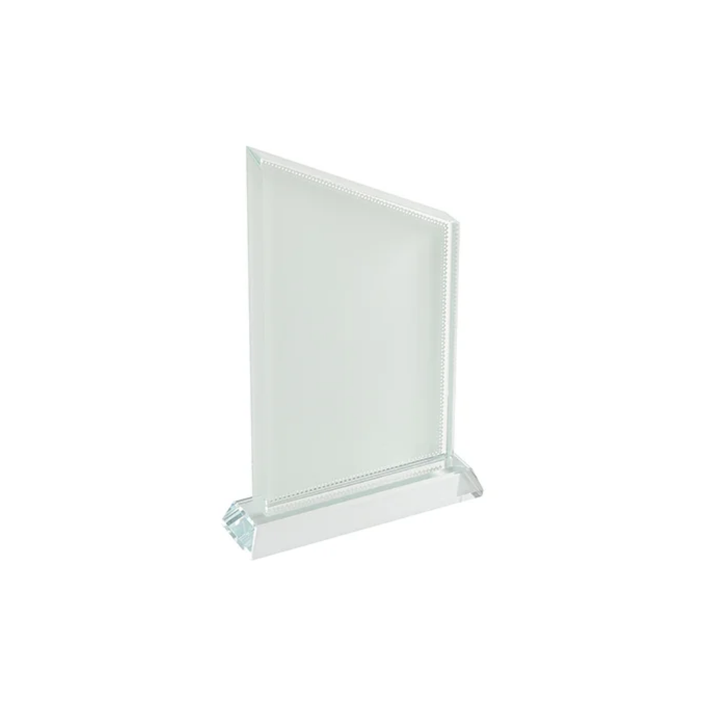 Placa de Reconocimiento Cristal (Biselado) Sublimacion (C-10)