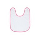 BABEROS ROSADOS PARA SUBLIMACION (cja 200 und)