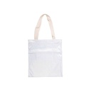 BOLSAS DE COMPRAS GLITTER WHITE SUBLIMACION 15''x15''