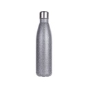 Botella de Acero Inoxidable para Sublimacion Glitter Gris 17oz/500mL