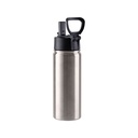 Botella de Agua Silver - Acero Inoxidable Tapa Portatil 18oz/550mL (C-25)