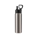 Botella de Agua Silver - Acero Inoxidable Tapa Portatil 22oz/650mL (C-25)