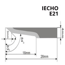 Cuchilla E21 (Utilizar EOT tool/ Prof 14mm)