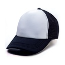 Gorras de Mallas Sublimables - Blanca y Negra (Trucker)