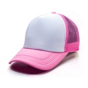 Gorras de Mallas Sublimables - Rosada Claro y Blanca (Trucker)